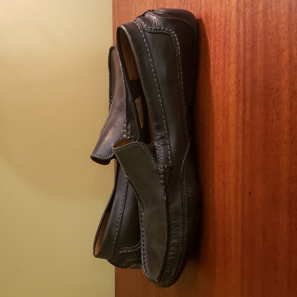 HOST pick🔥 Clarks Driving Moc black Leather Men Size 10 - Picture 2 of 9